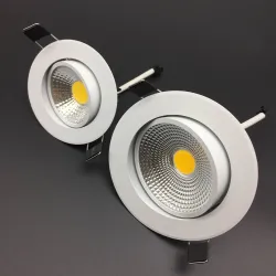 Oświetlenie sufitowe LED - wpuszczane - ściemniane - 5W / 7W / 9W / 12WOświetlenie Punktowe