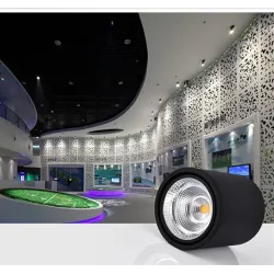 Lampa sufitowa LED - obrotowa - ściemnialna - COB - chip CREE - 9W / 12W / 15W / 18W / 20W / 24WŚwiatła sufitowe