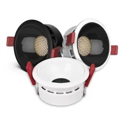 Lampa sufitowa LED - wpuszczana - ściemnialna - antyodblaskowa - konstrukcja plastra miodu - 7W / 12W / 18W / 20WOświetlenie ...