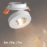 LED plafondlamp - inbouw - draaibaar - dimbaar - COB - inbouwspot - 3W / 5W / 7W / 9W / 12WPlafondverlichting
