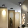 Lampa sufitowa LED - wpuszczana - obrotowa - ściemnialna - COB - wbudowane oświetlenie punktowe - 3W / 5W / 7W / 9W / 12WŚwia...