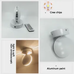 Ceiling / wall lamp - RGB - LED - dimmable - rotatable