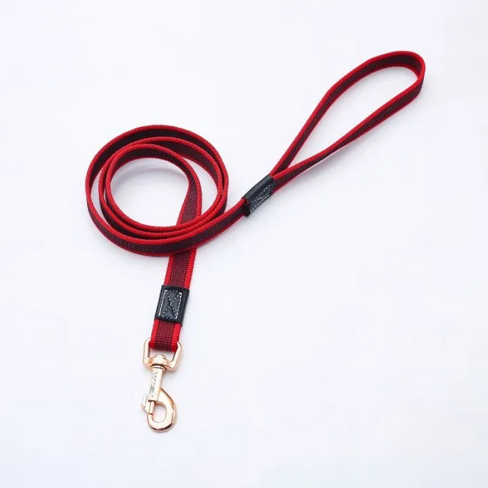 Hundeleine - Halsband - rutschfest - mit Metallschnalle - 2m / 3m / 5m