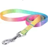 Hondentuig met riem/gesp - regenboog stippenHalsbanden en Lijnen