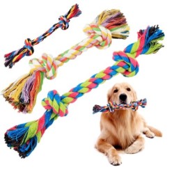 Bawełniana lina - zabawka do szkolenia psów
