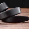 Fashionable leather belt - metal buckle with horse