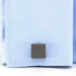 Eleganti gemelli quadrati - design trafilato