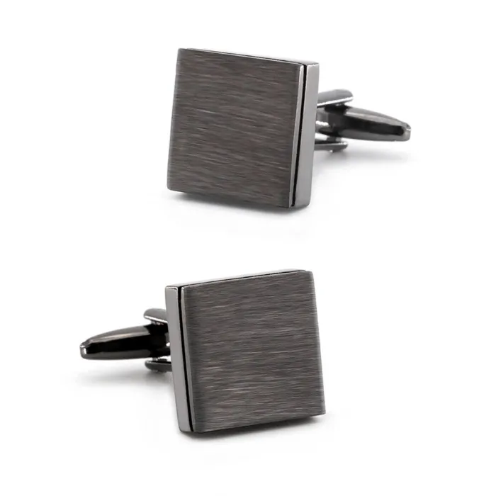 Eleganti gemelli quadrati - design trafilato
