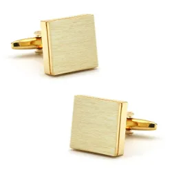Eleganti gemelli quadrati - design trafilato