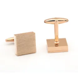 Eleganti gemelli quadrati - design trafilato