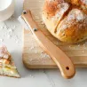 Brot- / Teigschneider - Rasiermesser - gebogenes Messer - mit Klingen / Schutzhülle