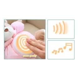 Plüsch-Teddybär - mit Sound / Licht - 25cm