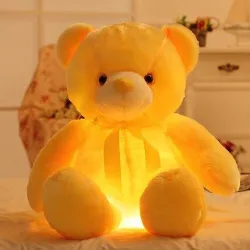 Glühender Plüsch-Teddybär - mit LED-Lichtern - Spielzeug