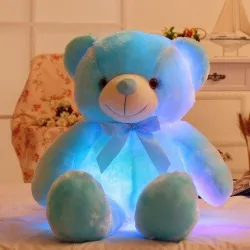 Glühender Plüsch-Teddybär - mit LED-Lichtern - Spielzeug