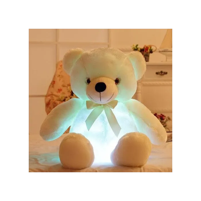 Glühender Plüsch-Teddybär - mit LED-Lichtern - Spielzeug