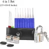 Transparante sloten met lockpick / kapotte sleuteltrekker - slotenmaker setSlotenmaker