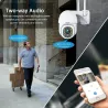 Caméra de sécurité sans fil - 1080P - IP PTZ - HD - Wifi - extérieur - CCTV - surveillance