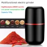 Elektrische Kaffee-/Kräutermühle - einstellbar - 29000 Umdrehungen - 120 Gramm