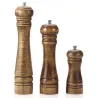 Salz-/Pfeffer-/Kräutermühle aus Holz - einstellbarer Mahlgrad - Keramikrotor