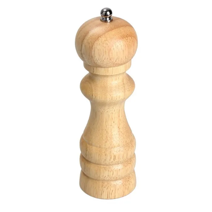 MolinosMolinillo clásico de madera para pimienta / sal / hierbas - ajustable