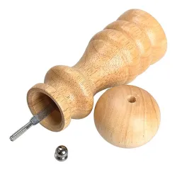Klassieke houten peper / zout / kruidenmolen - verstelbaarKeukenmolens