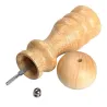 Klassisches Pfeffer-/Salz-/Kräutermahlwerk aus Holz - verstellbar
