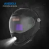 Professional welding helmet - auto darkening - adjustable - ADL-MA900VL-E - with LED light