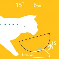 Bol à eau / nourriture - antidérapant - flexible - pour chats / chiens