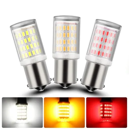 1156 BA15S / 1157 BAY15D P21/5W LED - feu de remplacement - R5W R10W - clignotant