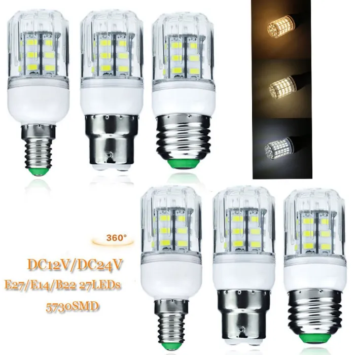 E26 - E27 - E14 - E12 - B22 - GU10 - G9 - 12V-24V - 5730 SMD - LED-Lampe