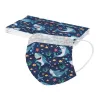 Protective face / mouth masks - disposable - 3-ply - for children - fish printed - 50 pieces
