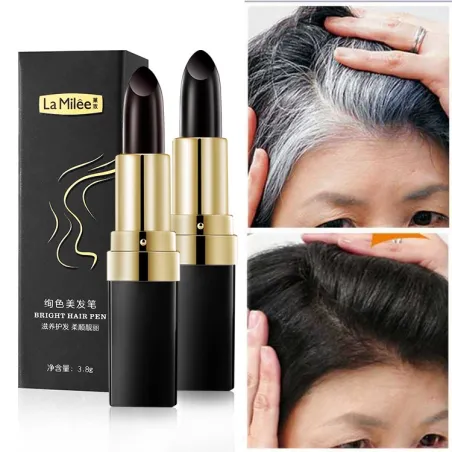 Correzione temporanea per capelli grigi - stick di tintura per capelli