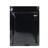 CocinaBolsas de aluminio con cierre hermético - doble cara - con cierre hermético - negro brillante - 100 piezas