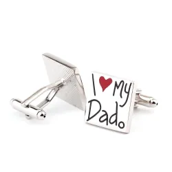 I LOVE MY DAD - boutons de manchette