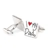 I LOVE MY DAD - boutons de manchette