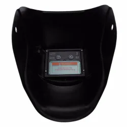 Capacete de soldagem com escurecimento automático - ajustável - preto