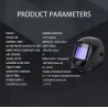Maschera per saldatura auto oscurante - MIG / MAG / TIG - True Color - schermo grande - 4 sensori ARC - Grand-918I/958I