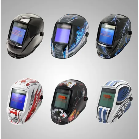 Maschera per saldatura auto oscurante - MIG / MAG / TIG - True Color - schermo grande - 4 sensori ARC - Grand-918I/958I