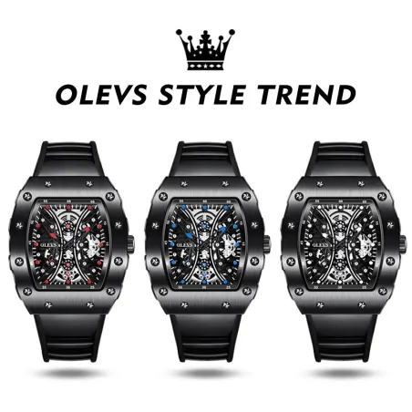 Montre à quartz luxueuse pour hommes - numérique - affichage lumineux - étanche