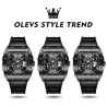 Montre à quartz luxueuse pour hommes - numérique - affichage lumineux - étanche