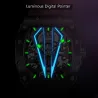 OUPINKE - montre de luxe pour hommes - automatique - résistante à l'eau - verre saphir lumineux