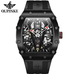 RelojesOUPINKE - reloj de lujo para hombre - automático - resistente al agua - cristal de zafiro luminoso