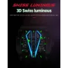 OUPINKE - montre de luxe pour hommes - automatique - résistante à l'eau - verre saphir lumineux