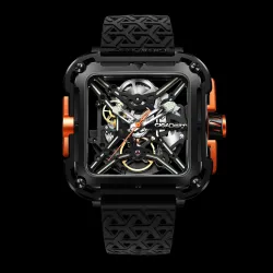 CIGA Design X Series Skeleton - automatisch herenhorloge - roestvrij staal - waterdichtHorloges