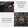 CIGA Design X Series Skeleton - automatyczny zegarek męski - stal nierdzewna - wodoodpornyZegarki