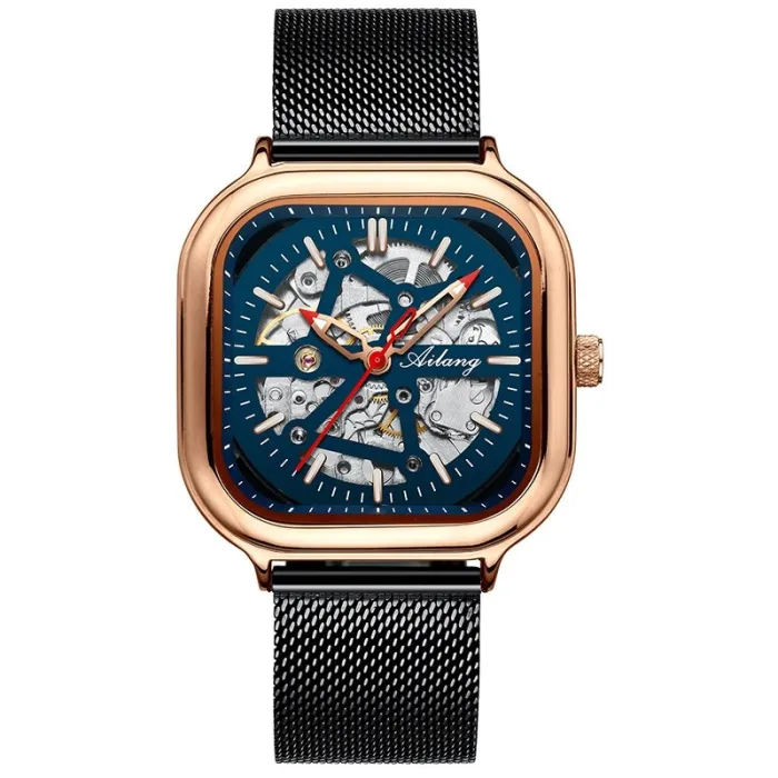 Skeleton Design - Black Technology - automatisch herenhorloge - waterdichtHorloges