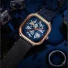 Skeleton Design - Black Technology - orologio da uomo automatico - impermeabile