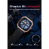 Skeleton Design - Black Technology - orologio da uomo automatico - impermeabile