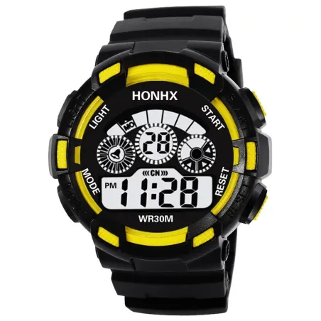 HONHX - Militär-Digital-Herrenuhr - LED - wasserdicht