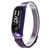 Elegant dameshorloge - touchscreen - digitaal - LED - met magnetische gespHorloges